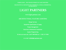 Tablet Screenshot of light-partners.com